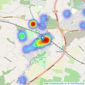 Ibbett Mosely - West Malling listings heatmap