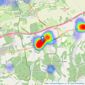 Ibbett Mosely - Westerham listings heatmap