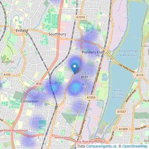 IC Property - Edmonton listings heatmap