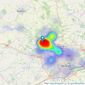 Iconic - Taverham listings heatmap