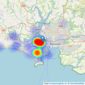 Ideal Homes - Torpoint listings heatmap