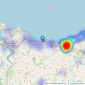 Idris Estates - Colwyn Bay listings heatmap