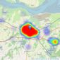 Iliffe & Iliffe - Faversham listings heatmap