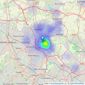 iLove homes® - Walsall listings heatmap