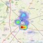 IMS Property Solutions - Bicester listings heatmap