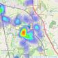 Ince Williamson - Chorley listings heatmap