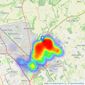 Indigo Residential - Stopsley listings heatmap