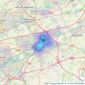 Infinite Property Ltd - Warrington listings heatmap