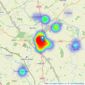 Inside Homes Ltd - Southam listings heatmap