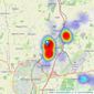 Intercounty - Stansted listings heatmap