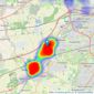 Irlam Estates - Irlam listings heatmap