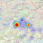 Ivy Gate - London - Sales & Lettings listings heatmap