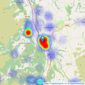 Iwan M Williams - Llanrwst listings heatmap