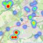 J W Wood - Stanley listings heatmap