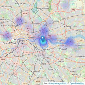 Jack Barclay Estates - London listings heatmap