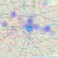 Jack Barclay Estates - London listings heatmap