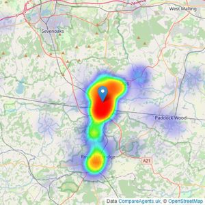 Jack Charles - Tonbridge listings heatmap