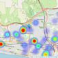 Jack Taggart & Co - Hove listings heatmap