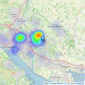 Jackson Bailey - Botley listings heatmap