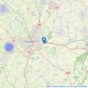 Jackson Property - Preston On Severn listings heatmap