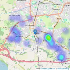 Jackson-Stops - Hale listings heatmap