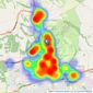 Jacobs Steel - Findon Valley listings heatmap