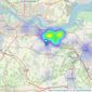 Jags Property Group - Gravesend listings heatmap