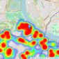 James Anderson - Putney - Sales listings heatmap