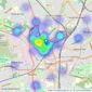 James Chiltern - Croydon listings heatmap