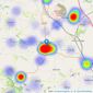 James Du Pavey - Eccleshall listings heatmap