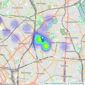 James Edward - Highbury listings heatmap