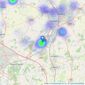 James Kendall - Bedford listings heatmap