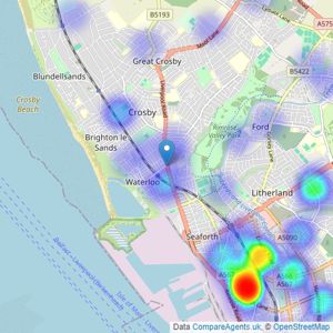 James Kristian - Liverpool listings heatmap