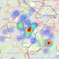 James Laurence Sales and Lettings - Edgbaston listings heatmap