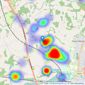 James Millard Estate Agents - Hildenborough listings heatmap