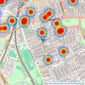 James Pendleton - Battersea listings heatmap