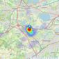 James Ramsey - Chertsey listings heatmap