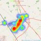 James Winn Estate Agents - Thirsk listings heatmap