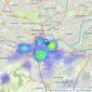 Jan Forster Estates - Gateshead listings heatmap