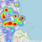 Jan Forster Estates - Tynemouth listings heatmap