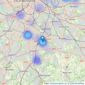 JBrown - London listings heatmap