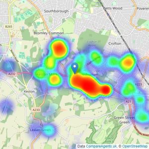 jdm - Locksbottom listings heatmap