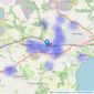 Jefferys - St Austell listings heatmap