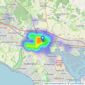 Jeffries & Dibbens Estate and Lettings Agents - Fareham listings heatmap