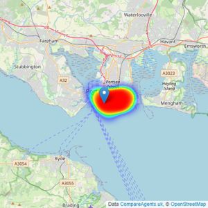 Jeffries & Dibbens Estate and Lettings Agents - Southsea listings heatmap