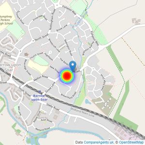 Jelson Homes Ltd listings heatmap