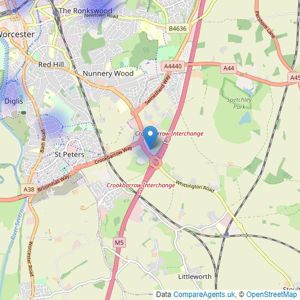 Jessava Estates - Worcester listings heatmap