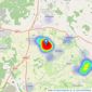 JF Village & Country Homes - Farnsfield listings heatmap