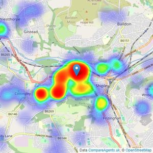 JI - Saltaire listings heatmap