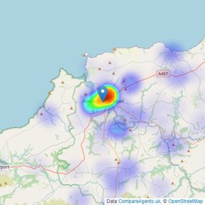 JJ Morris - Cardigan listings heatmap